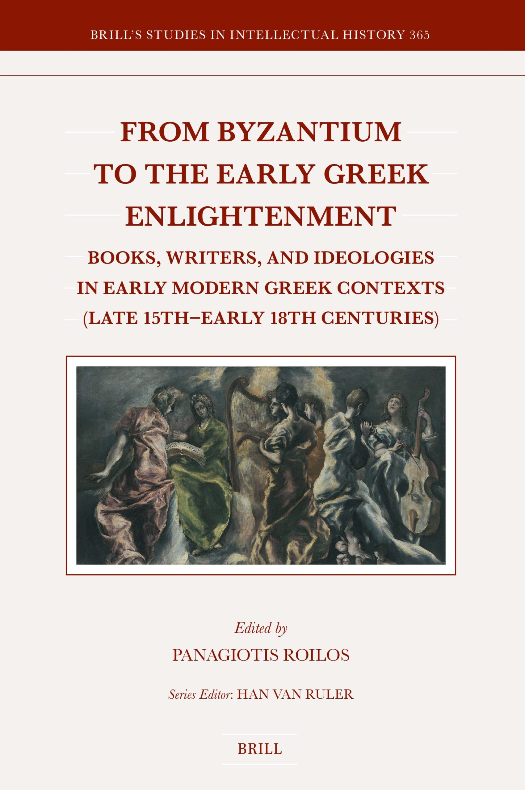 Book cover "From Byzantium to the Early Greek Enlightenment"